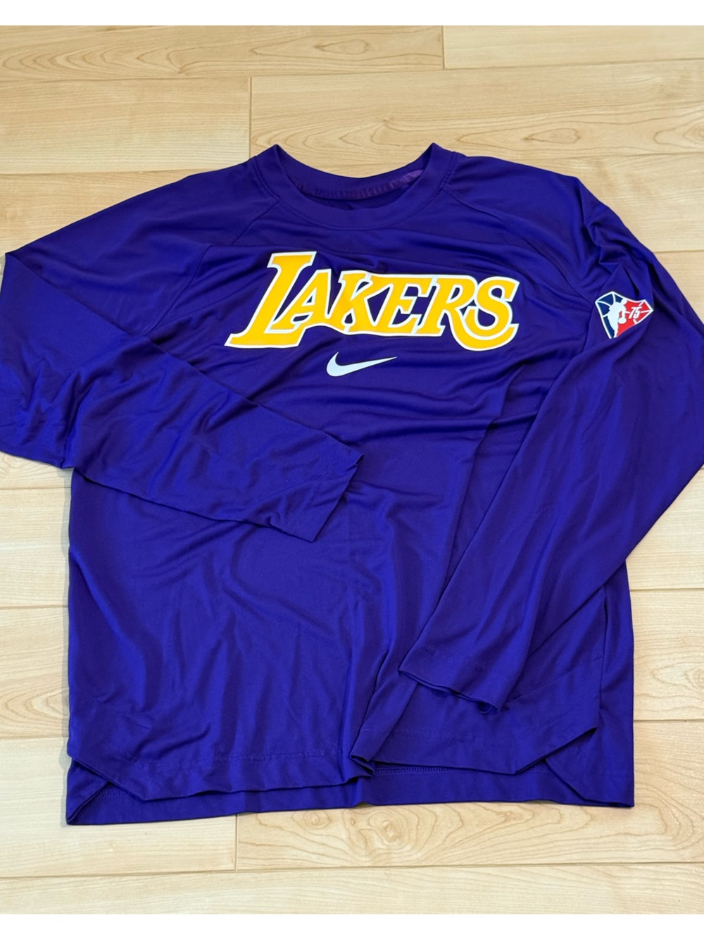 Nike NBA Lakers 75th anniversary Performance Dri-FIT Athletic Top